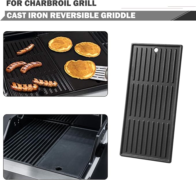 463340516 Griddle Replacement Parts for Charbroil Grill Replacement Parts Gas2coal Griddle 463370519 463336818 Griddle Perfomance 220 330 340 140008 Reversible Griddle Parts Professional 3400 3500