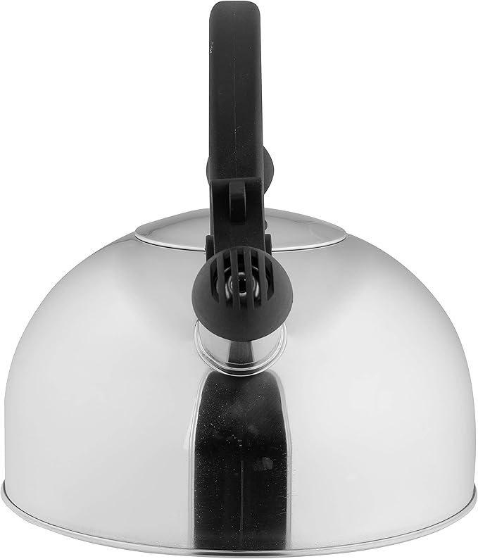 Axentia Stovetop Retro Kettle, Silver, 2.5 Litre