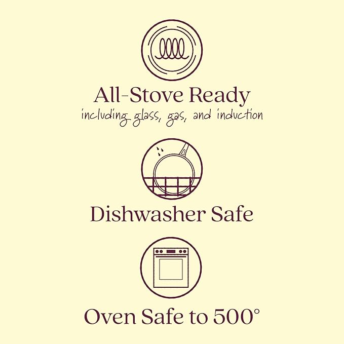 Anolon Ascend Hard Anodized Nonstick Cookware/Pots and Pans Set - Good for All Stovetops (Gas, Glass Top, Electric & Induction), Dishwasher & Oven Safe with Stainless Steel Handles, 10 Piece - Bronze
