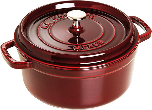 STAUB 40509-357-0 Cocotte Round 24cm Grenadine red