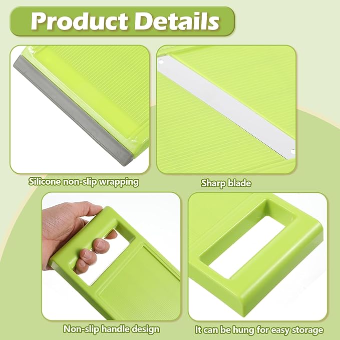 Handheld Mandoline Slicer,Stainless Steel Handheld Potato Slicer,Portable Vegetable Chip Maker for Vegetable Fruits Potato Cheese Cucumber Carrot,Quick Uniform Slice