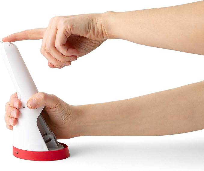 Chef'n Hand-Held Slicer Strawberry Slicester, Cherry/Meringue
