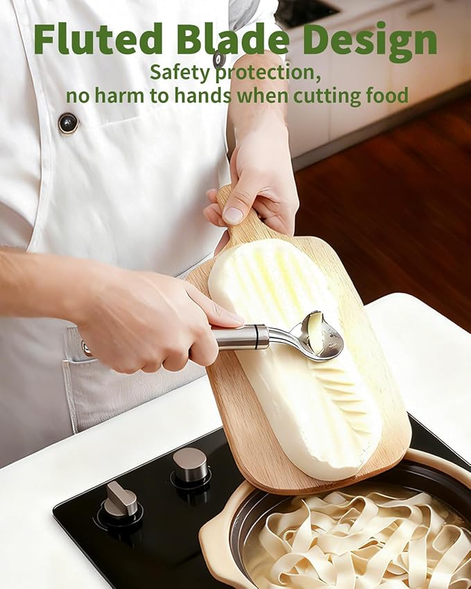 Cactus Peeler Tool, Cactus Peeler Spoon, Long Handle Knife with Hole, Kitchen Gadget Accessories