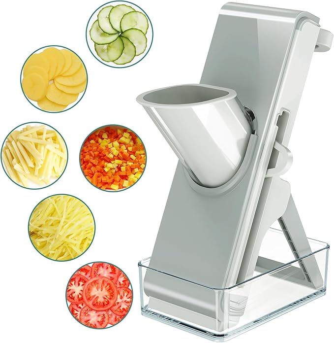 Mandoline Slicer Safe Multifunctional Dicer Adjustable Commercial Slicer Machine Stainless Steel Chopper