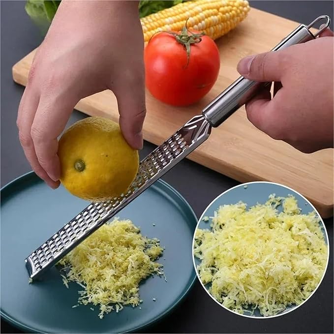 Handheld Lemon Zester Cheese Grinder Stainless Steel Garlic Grater Vegetable Fruit Kitchen Grinding Tools