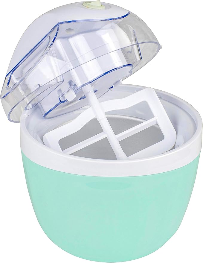 Brentwood TS-1410BL 1 Quart Ice Cream and Sorbet Maker, Frozen Yogurt, Gelato, and Custard Machine, Blue
