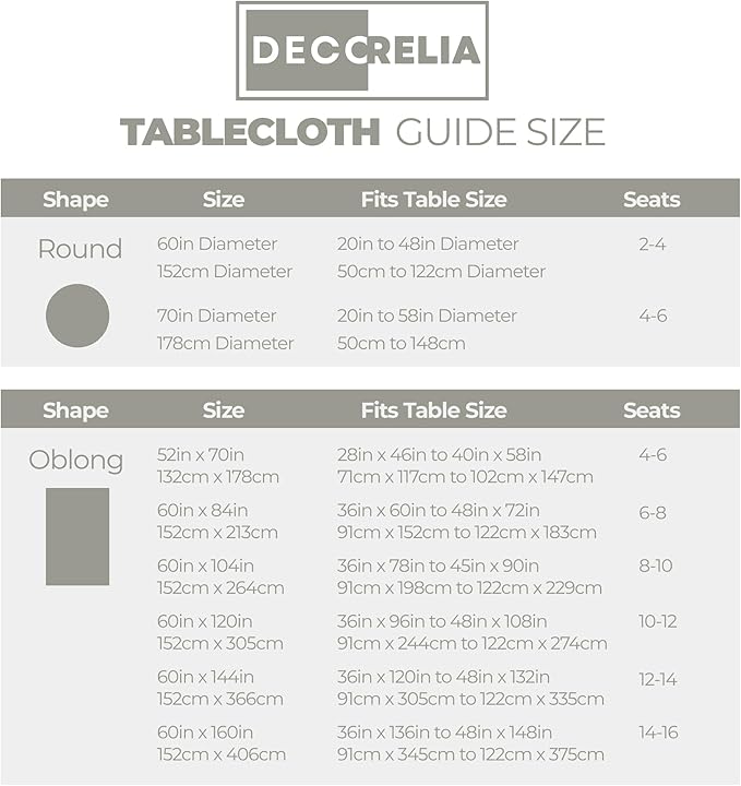 Faux Linen Square Tablecloth for Dining Room,Waterproof Texture Decorative Farmhouse Rustic Table Cloth for Indoor Outdoor Party Holiday Banquet Picnics Patio 52 x 52 Inch (Square),Cool Grey