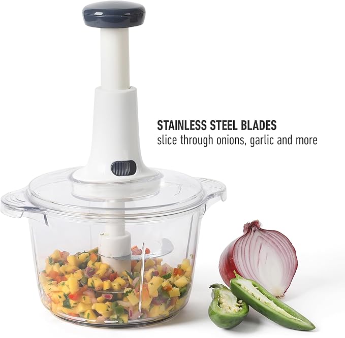 Calphalpn Aero Manual Large Vegetable and Food Chopper and Processor