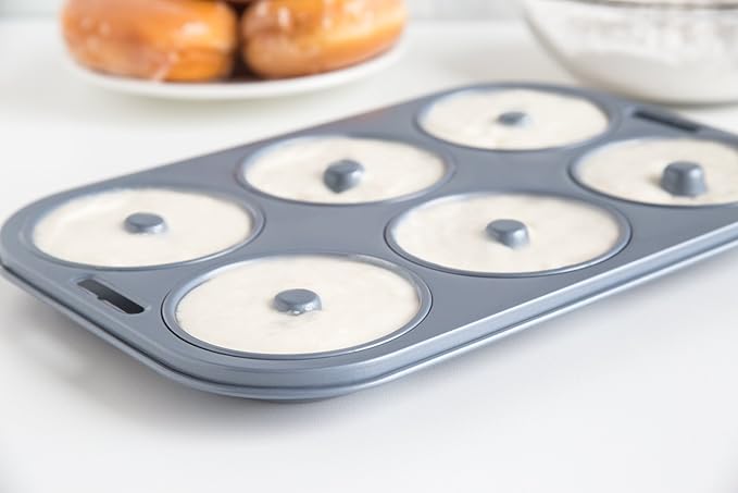 Fox Run Non-Stick Donut Pan, 6 Standard Donut Capacity