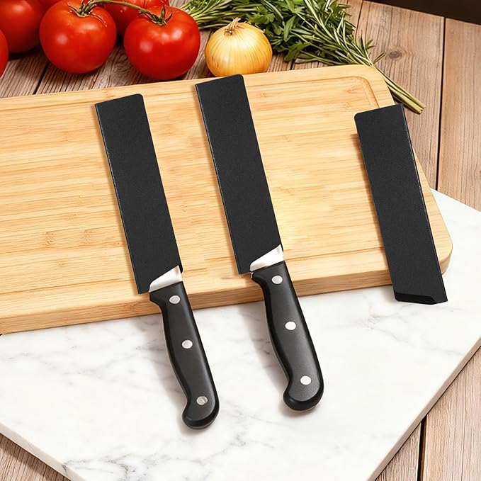 Tucnoeu 3pcs Universal 8.6 x 2.2Inch Knife Cover with Felt Lining, Waterproof Knife Guard,Knives Cover for Kitchen Knives Storage, Travel Protection