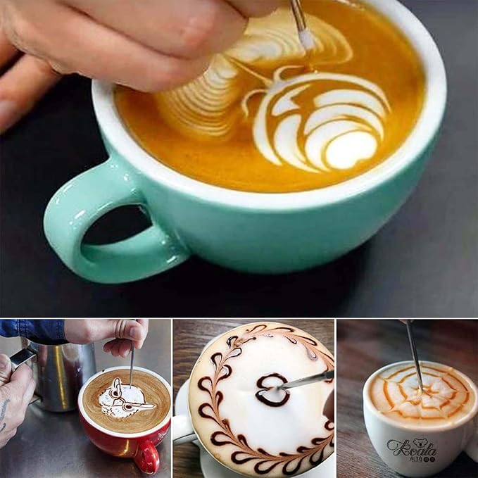 32 Oz Milk Frothing Pitcher - 900ml Milk Frother Cup, Milk Steamer Cup, Stainless Steel Espresso Steaming Pitchers, Latte Art Cups, Milk Pitcher for Espresso Machine