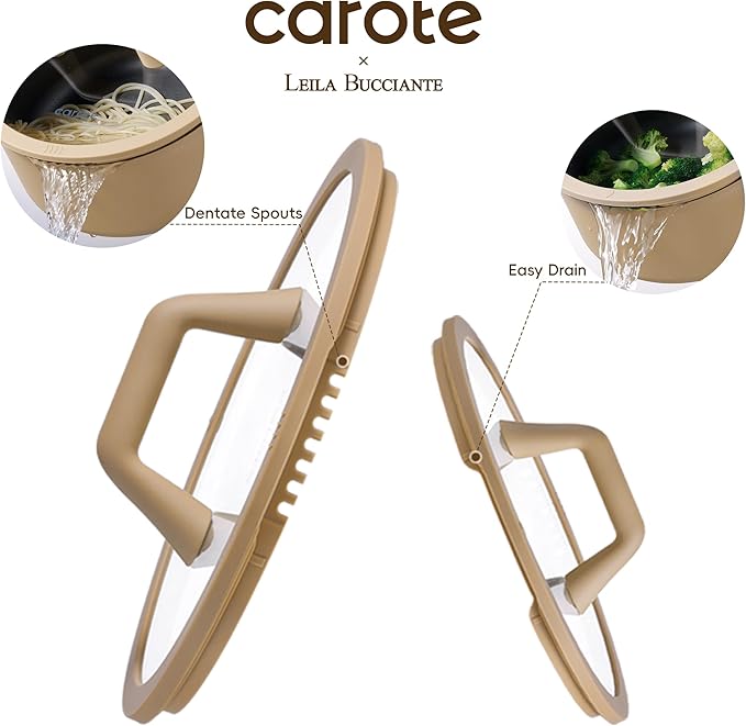 CAROTE 31PCS Pots and Pans Set, Nonstick Cookware Set Kitchen Non Stick Induction Titanium Cookware Non-toxic Granite Cooking set