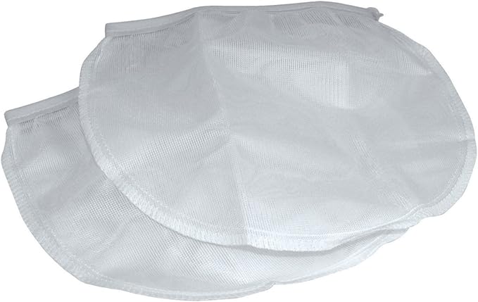 Mirro 9665000A 2-Count Canning Accessories Jelly Strainer Elastic Banded Bags Cookware, White