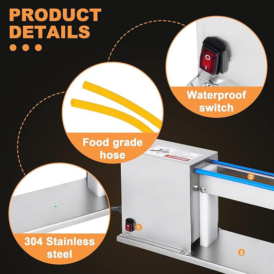 JIAWANSHUN Electric Quail Egg Peeler Machine Semi-automatic Quail Egg Peeler Sheller for Boiled Quail Egg 110V