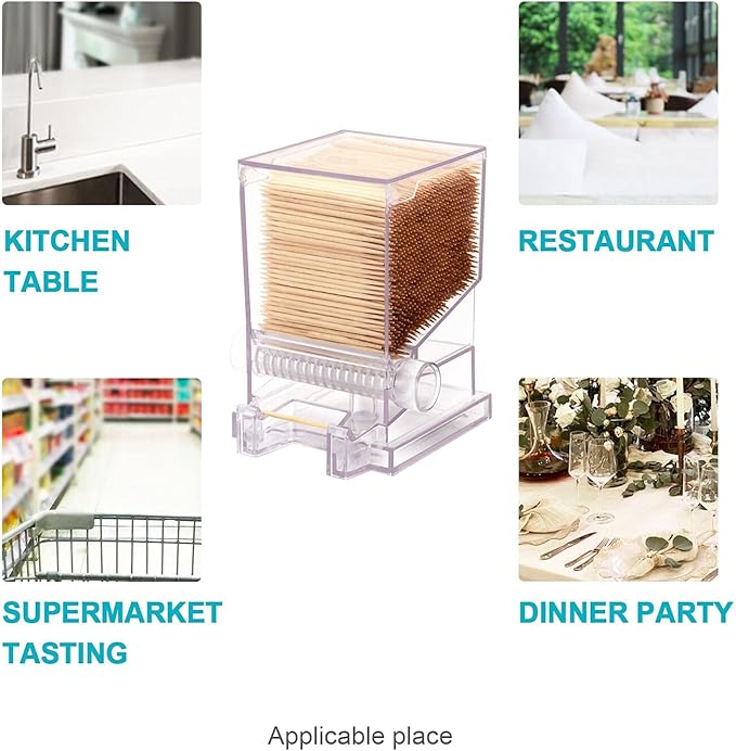 Toothpick Dispenser Clear- Restaurant-Style
