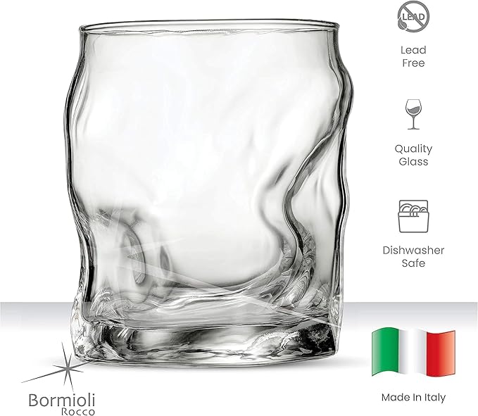 Bormioli Rocco Sorgente 14.25 Double Old Fashioned Glass, Set of 6