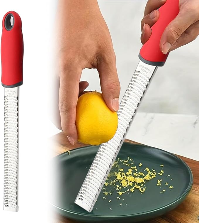 Cheese Grater,Cheese Grader Lemon Zester for Potato - Food Grater and Shredder, Block Cheese Grater with Protective Cover for Parmesan Cheese