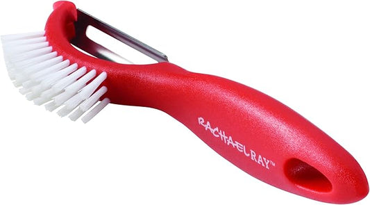 Rachael Ray Tools & Gadgets Veg-A-Peel 3-In-1 Tool, Red