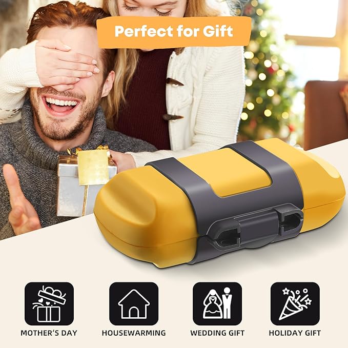 Microwave Sandwich Maker, Microwave Toastie Maker, Snack Maker & Panini Press, Microwavable Metal, Removable Non-Stick Plates Silicone Microwavable Cookware, Heatwave Technology, Orange