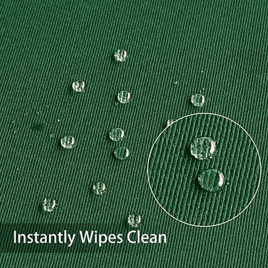 Obstal 210GSM Rectangle Green Table Cloth, Christmas Decorations Waterproof Tablecloth, Table Cover Protector for Holiday Party Use (Blackish Green,54 x 78 Inch)