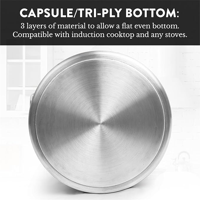 GasOne Stainless Steel Steamer – 40qt Steamer Pot for Cooking with Water Fill Spout, Rack, Divider – Steam Pot for Tamales and Crab Boil – Induction Ready