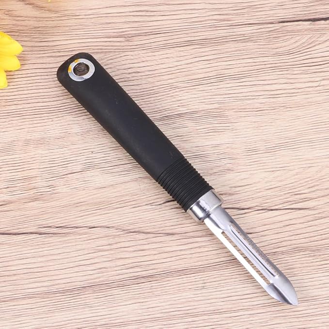 Multifunctional Stainless Steel Peeler Tool Non Swivel Design for Fruits Vegetables Kitchen Gadget for Carrots Potatoes Cucumbers Apples and More Space Saving