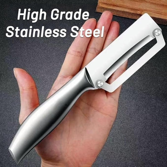 2 Pack Thick Vegetable Peeler - Sugarcane Pumpkin Peeling Knife - Ultra Sharp Stainless Steel Blades - Perfect Kitchen Peeler Effortlessly Peels Vegetables and Fruits (2 Pack)