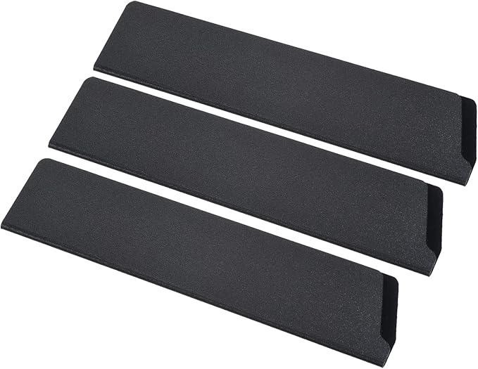 PATIKIL ABS Knife Cover Sleeves for 10" Kitchen Knife, 3 Pack Knives Edge Guard Blade Protector Universal Knife Sheath for Home Kitchen, Black