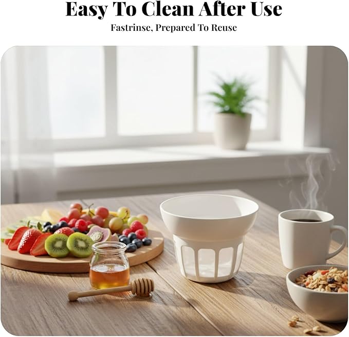 Food Yogurt Mesh Sieve/Whey Separator/Colander Cheese Maker/Food Strainer Yogurt Strainer for Filtering Juice/Honey/Homemade/Household