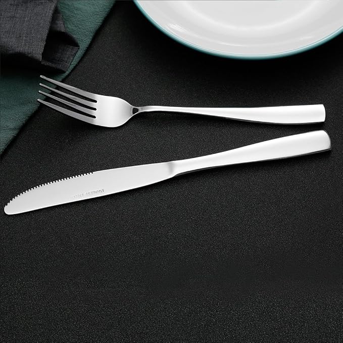 Stainless Steel Dinner Knives Set,12-Piece