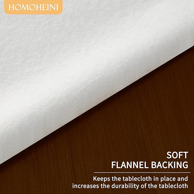 Rectangle Table Cloth,100% Waterproof Tablecloth Oil Proof Spill Proof Vinyl Table Cloth, Wipe Clean Plastic Table Cover for Dining, Camping, Indoor and Outdoor 54" x 120",Songbird