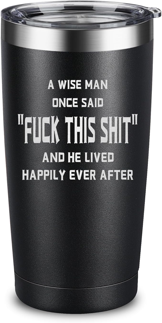 Funny Gifts for Men, Best Friend, Coworker - Gifts for Dad, Husband, Brother, Son - Unique Friendship, Retirement, Birthday Gift for Him - 20 Ounces Tumbler