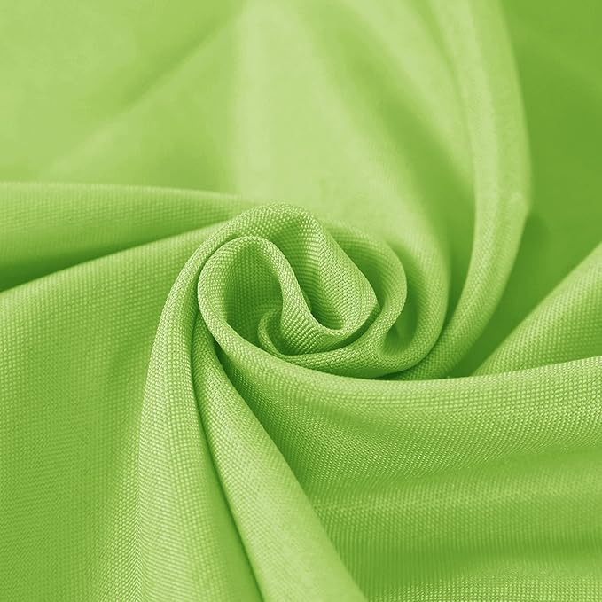 Fokitut 2 Pack Waterproof Rectangle Tablecloth, 90x132 Inch,Stain Resistant and Wrinkle Polyester Table Cloth, Fabric Table Cover for Kitchen Dining, Wedding, Party, Holiday Dinner-Apple Green