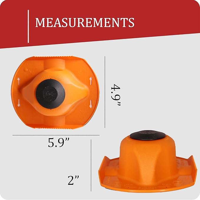 Borner by Reston Lloyd Food Safety Holder for Mandoline Slicers, Cutters & Food Graters, Protective Hand, Finger Guard for Safe Slicing & Grating, Orange