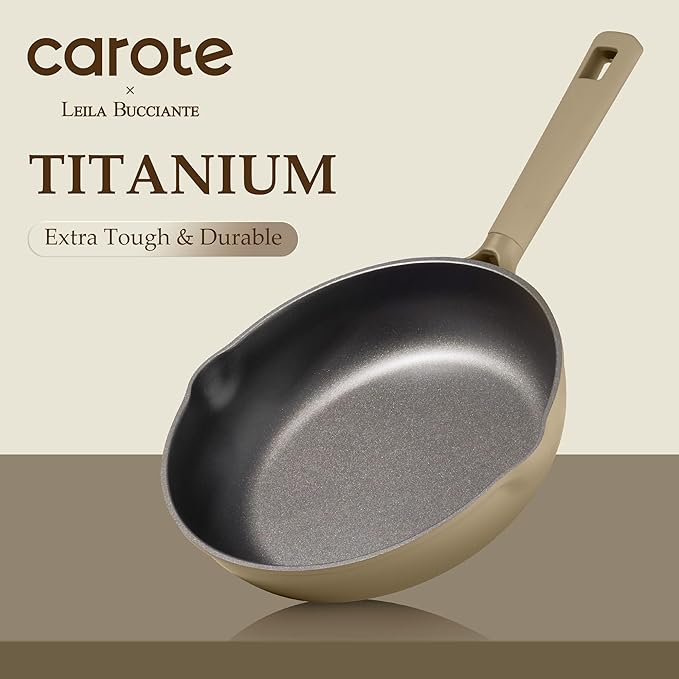 CAROTE 31PCS Pots and Pans Set, Nonstick Cookware Set Kitchen Non Stick Induction Titanium Cookware Non-toxic Granite Cooking set
