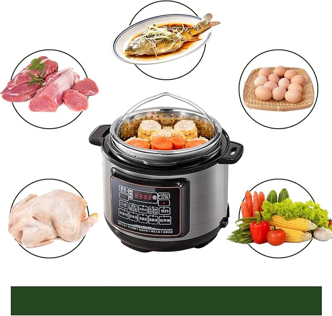 Steamer Basket for Instant Pot Pressure Cookers Pots Accessories Steamer Basket with Egg Steamer Rack Steamer Divider (Steamer Basket)