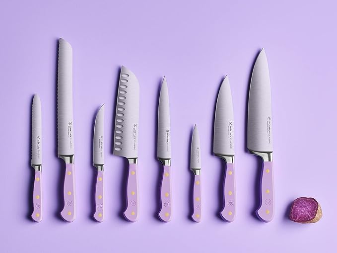 WÜSTHOF Classic Purple Yam 3-Piece Chef's Knife Set