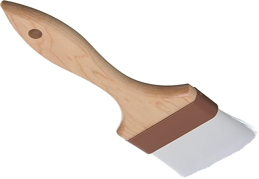 SPARTA 4039800 Nylon Wide Brush, Flat With Nylon Bristles, 3 Inches, Tan