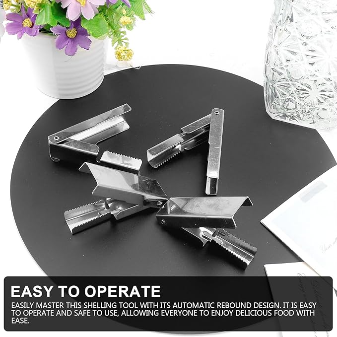 4pcs Crawfish Peeler Tool Metal Crayfish Opener Gadget Stainless Steel Tail Peeler Effortless Convenient Seafood Toolfor Families and Restaurants