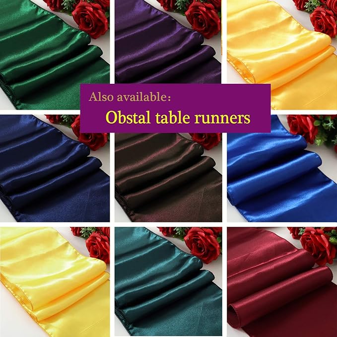 Obstal 210GSM Rectangle Green Table Cloth, Christmas Decorations Waterproof Tablecloth, Table Cover Protector for Holiday Party Use (Green,60 x 144 Inch)
