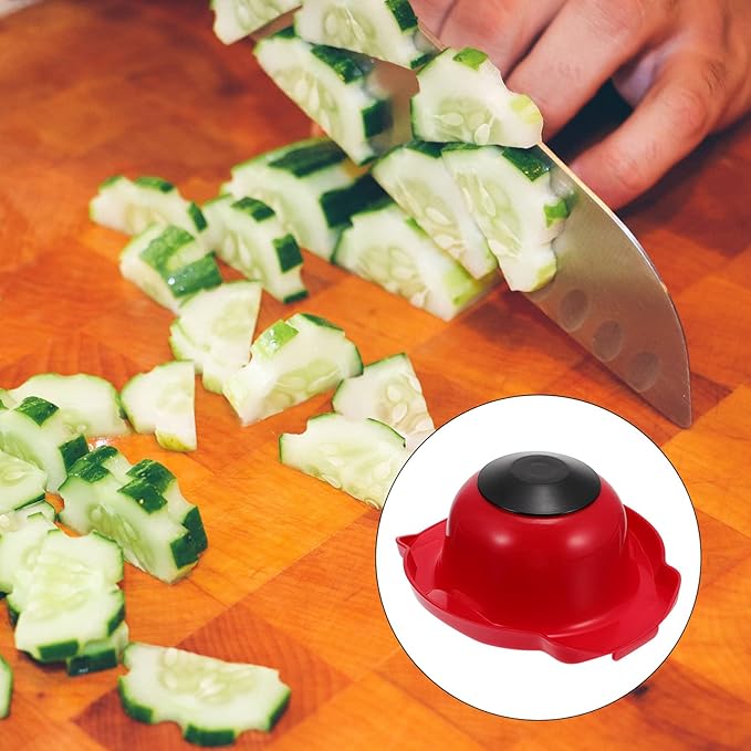 Mandoline Slicer Protector Finger Cutting Protector Food Safety Holder Potato Grater Vegetable Slicer Hand Guard for Home Kitchen Red Kitchen Utensils Gadgets Pocket Tools