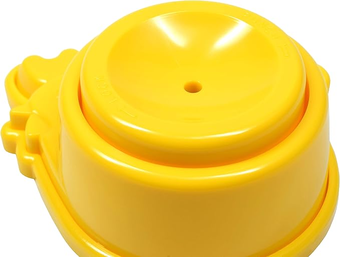 Seki Japan Egg Pierce, Egg Hole Puncher, Hard Boiled Egg Peeler, Egg Pricker to Get a Good Hard Boiled Egg, Kawaii Chikin Shape, Yellow