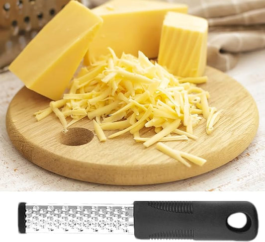 4-in-1 Graters, Lemon Zesters Grater, Stainless Steel Grater & Zesters, Heavy Duty For Cheese, Citrus, Chocolate, Ginger, Garlic, Non-Slip Handle, Easy Clean Kitchen Necessary
