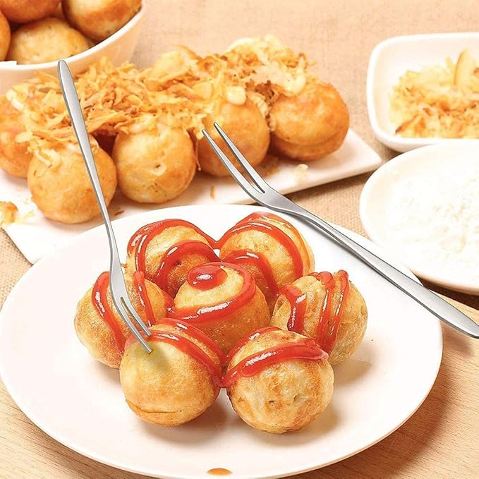 Spreader Knife Set for Cheese Butter, Stainless Steel with Wooden Handles, 6-Piece Party Wedding Christmas Charcuterie Board Accessories, Mini Serving Tongs Spoons Forks Set