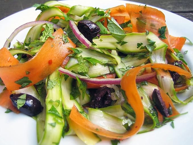 Zittop 2 Premium Ceramic Blade Vegetable Peelers for Carrot, Potato, Zucchini, Cucumbers & Veggie Slicing, Shave Hard Cheese Easily. Thick Noodles & Fun Curls.