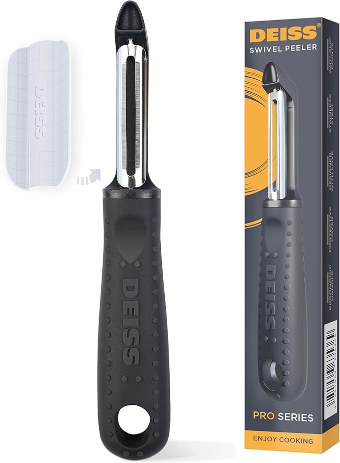Deiss PRO Citrus Zester & Cheese Grater and Deiss PRO Swivel Vegetable Peeler