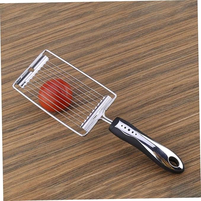 Tomato Slicer,Stainless Steel Handheld Boiled Eggs Slicer Tomato Cutter Veggie Chopper Kitchen Gadgets Manual Graters Slicers