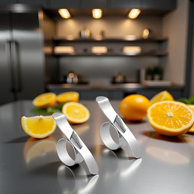 2Pcs Stainless Steel Orange Peeler Set for Kitchen, Orange Peeler Citrus Peelers, Stainless Steel Orange Peeler is Easy to Use and Clean,Graters, Peelers and Slicers