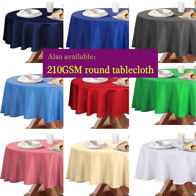 Obstal 210GSM Rectangle Green Table Cloth, Christmas Decorations Waterproof Tablecloth, Table Cover Protector for Holiday Party Use (Blackish Green,60 x 120 Inch)