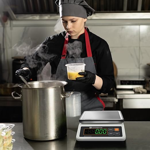 BROMECH High Precision Scale IP67 Waterproof with Counting Function - 6lb, 0.001lb Digital Accurate Electronic Balance Scientific Scale - Ideal for Shipping, Mail - Weighs Gram, Pound, Kilogram